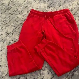 Red Forever 21 Joggers